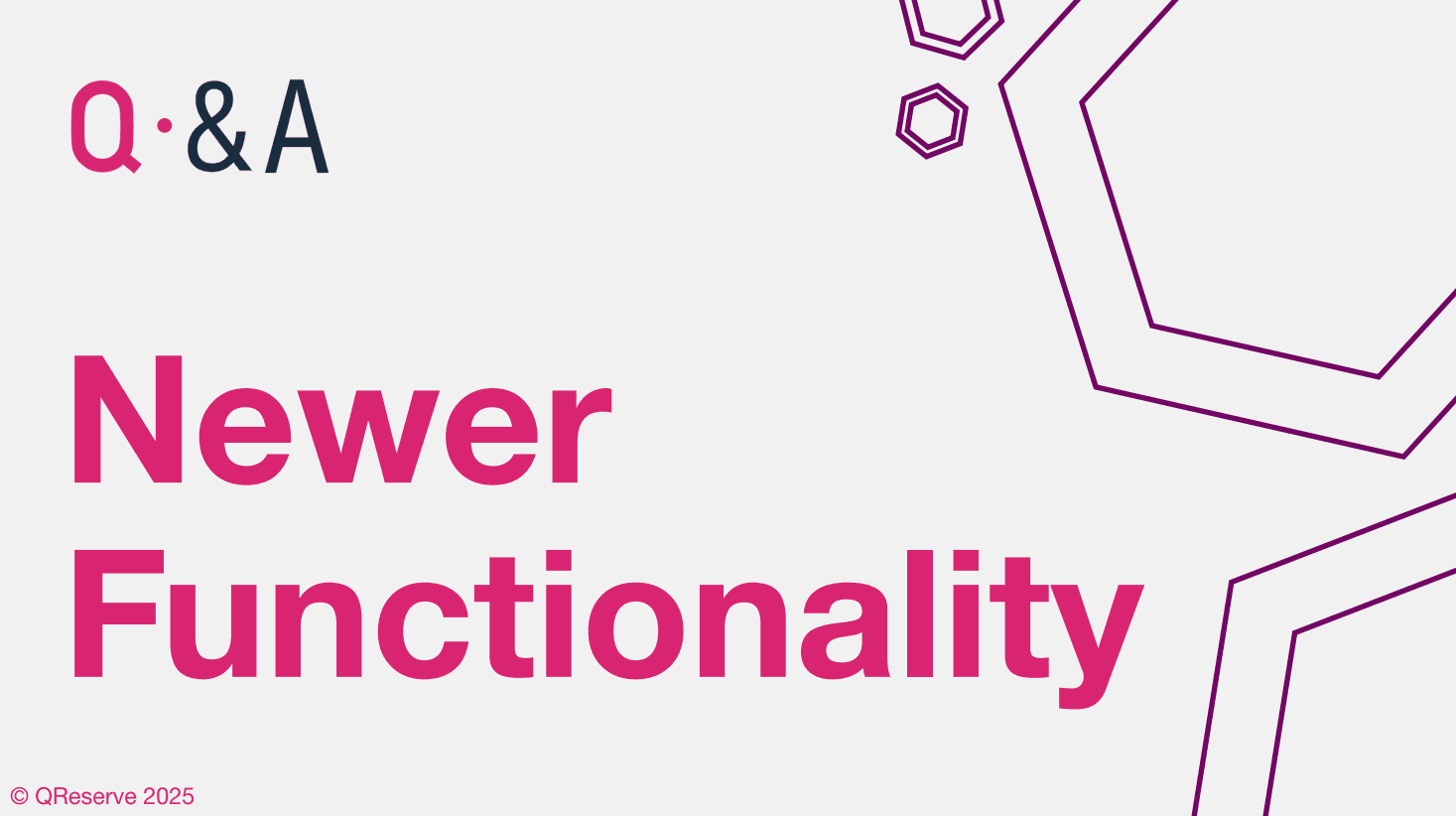 Webinar: Newer Functionality